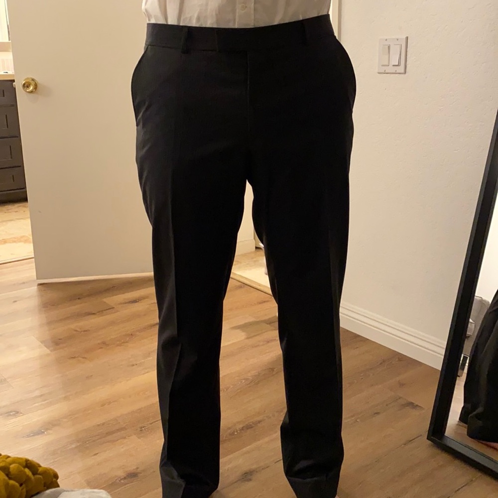 H&M Venalba Super 100 Men’s Striped Dress Pants